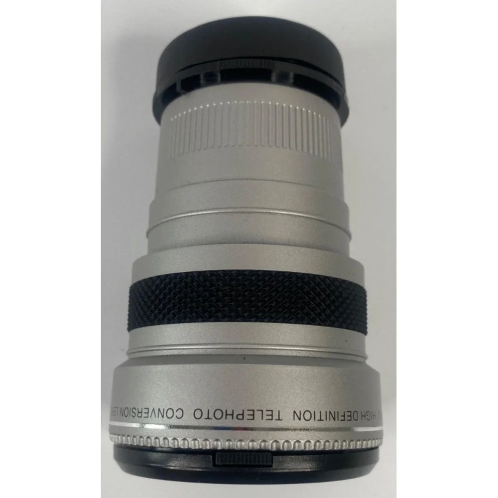 Raynox Telephoto Conversion Lens Unisex 2.2x Silver Excellent HD-2200PRO 37mm